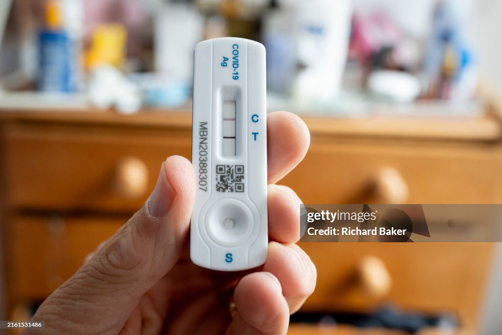 Covid Lateral Flow Positive Test Result