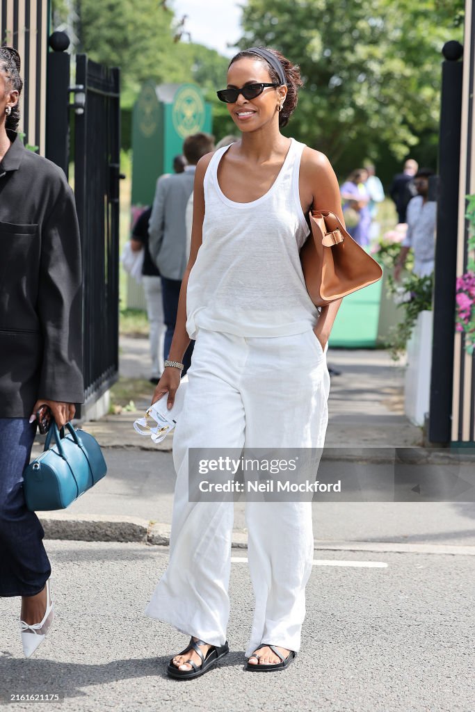 Celebrity Sightings At Wimbledon 2024 - Day 11