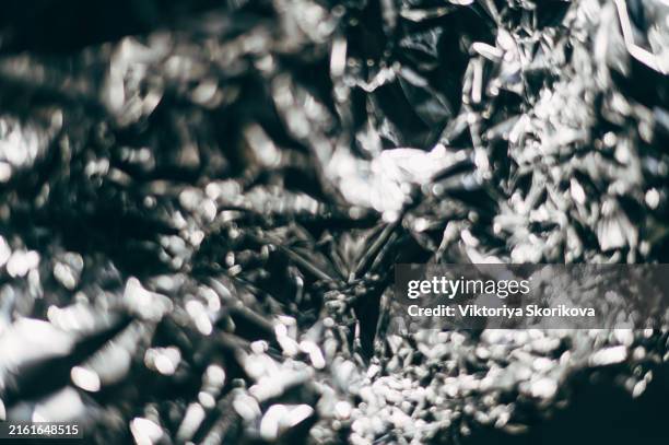 silver metallic texture background - platino fotografías e imágenes de stock