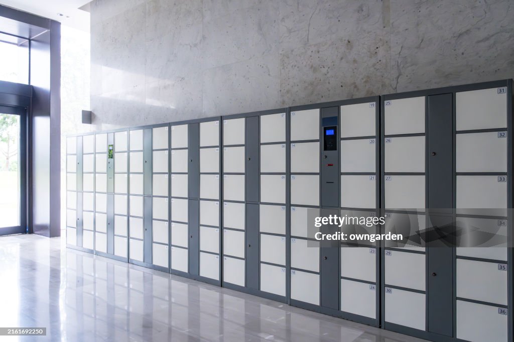 Smart parcel locker collection unit