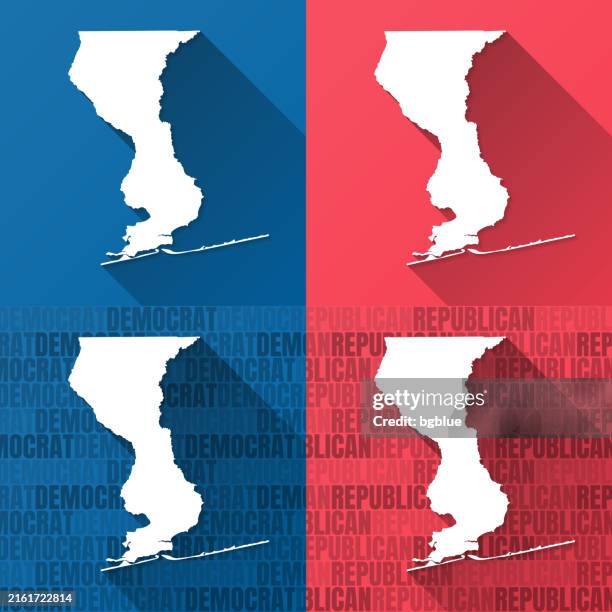 escambia county, florida. maps on blue and red backgrounds - pensacola florida stock illustrations