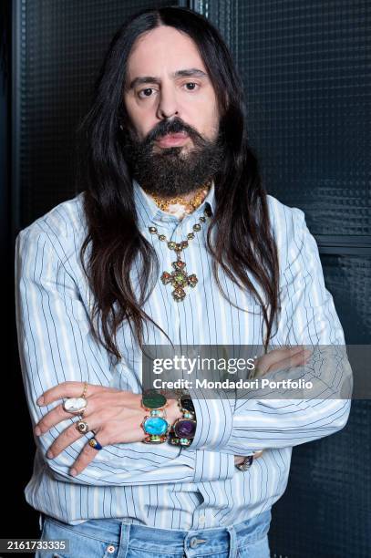 Alessandro Michele italian fashion designer and creative director. Florence October 2021