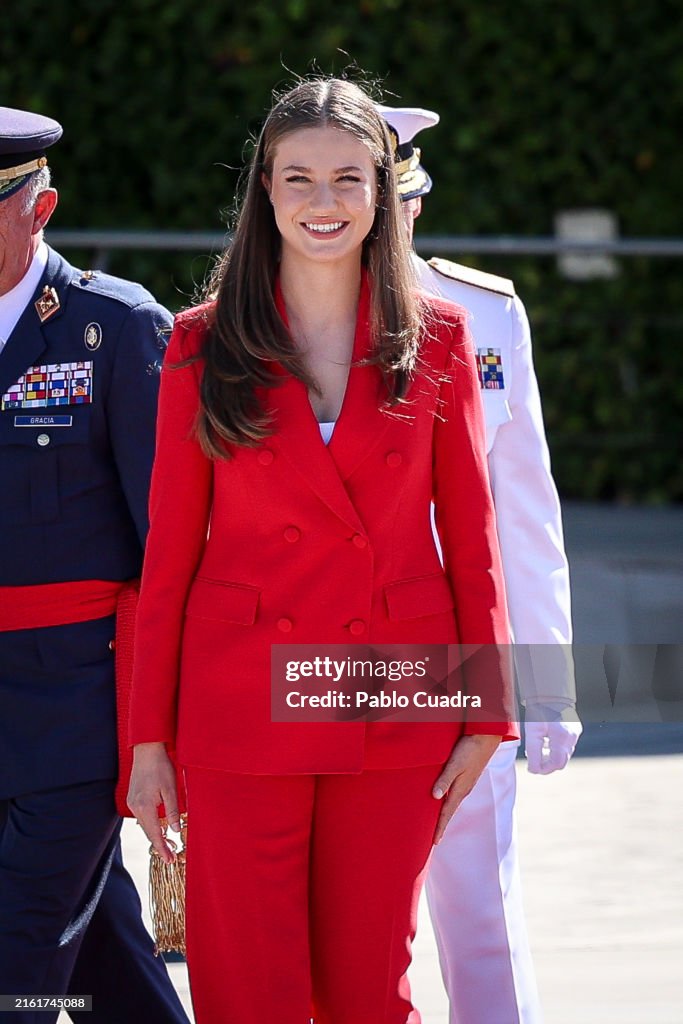 Princess Leonor Departs For Portugal