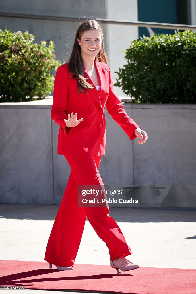 Princess Leonor Departs For Portugal