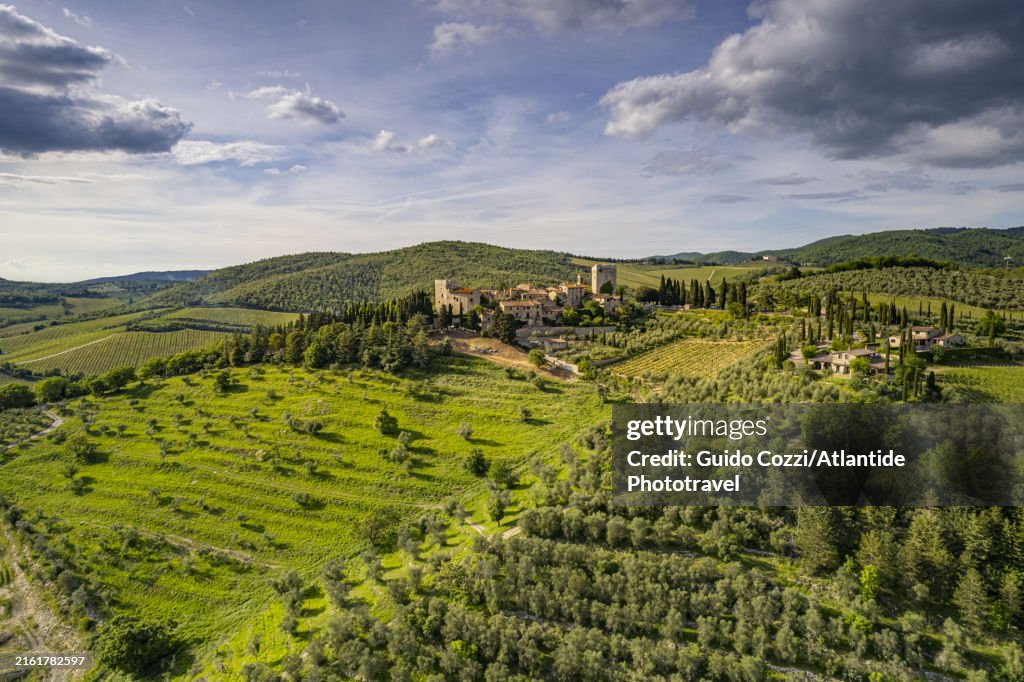 Tuscany, Vertine, medieval village in Chianti Region