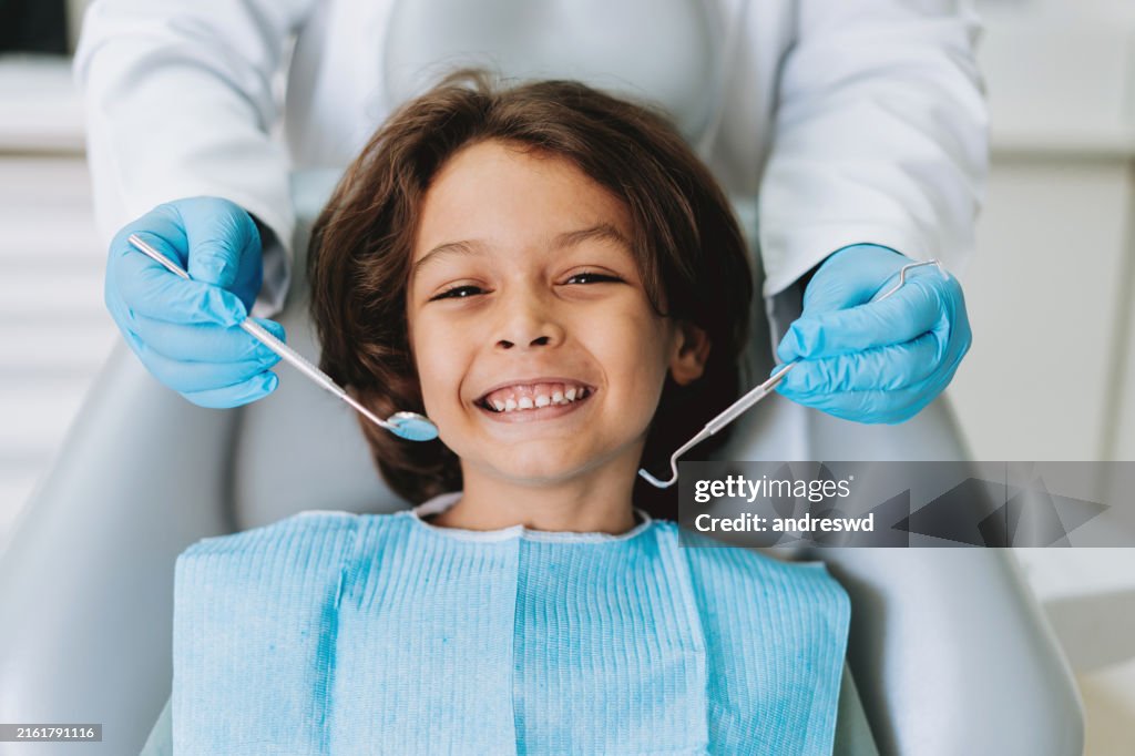 Child at the dental office