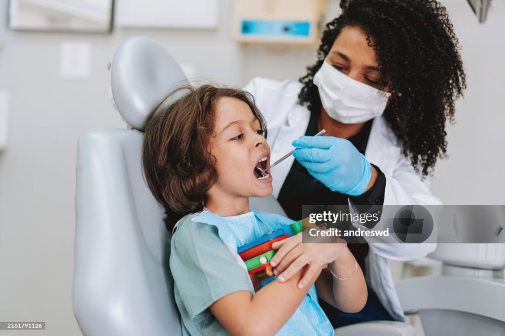 Child at the dental office