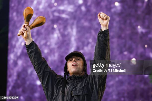 Liam Gallagher performs during day one of the TRNSMT Festival 2024 at Glasgow Green on July 12, 2024 in Glasgow, Scotland.