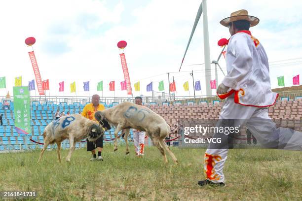 Hand Carved Granite Ram From Hebei Province Hand Carved Granite Ram From Hebei Province