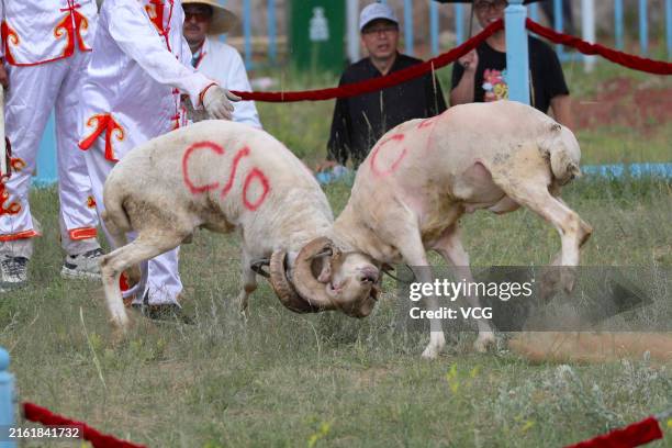 Hand Carved Granite Ram From Hebei Province Hand Carved Granite Ram From Hebei Province