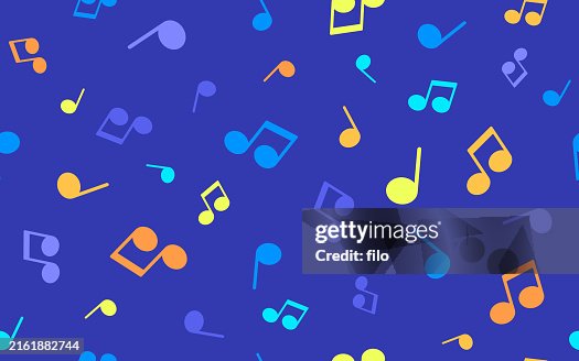 Seamless Repeating Tileable Music Notes Performance Background Seamless Repeating Tileable Music Notes Performance Background