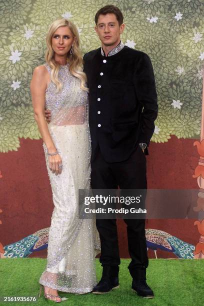 Nicky Rothschild and James Rothschild attends the Blessings Ceremony for newlyweds Anant Ambani and Radhika Ambani on July 13, 2024 in Mumbai, India.