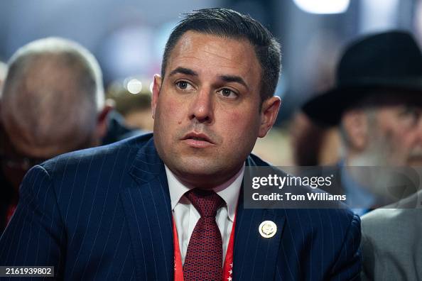 Rep Conference Rep. Anthony D'Esposito, R-N.Y., is seen in the Fiserv Forum on the ...