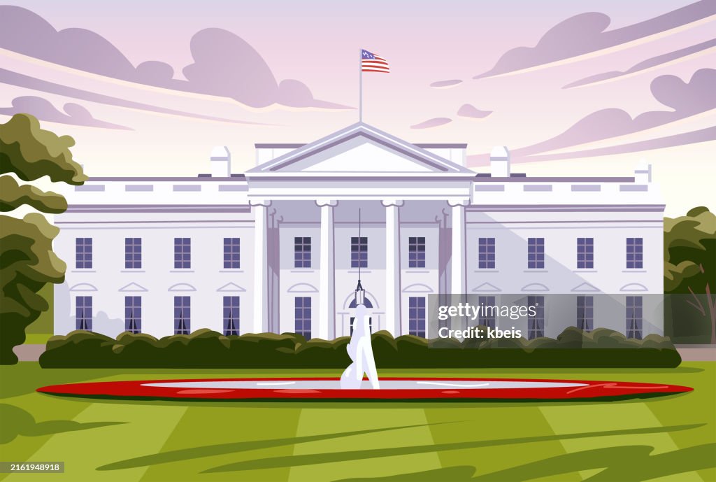 The White House In The Morning