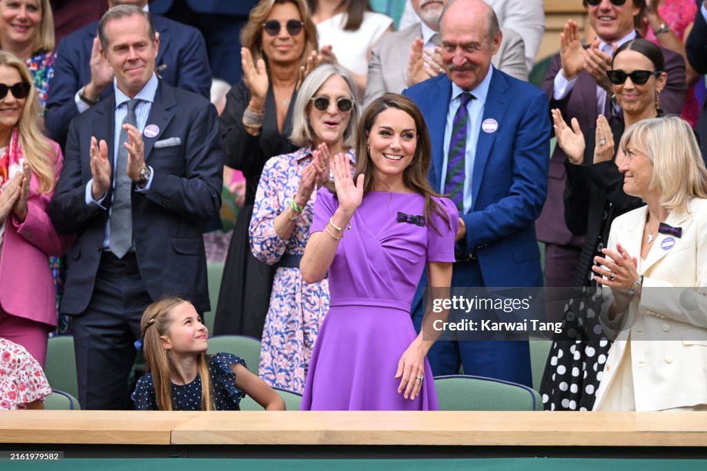 Celebrity Sightings At Wimbledon 2024 - Day 14