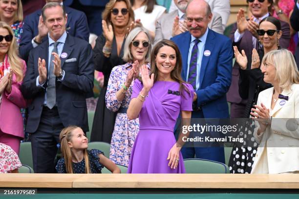 Stefan Edberg, Princess Charlotte of Wales, Marjory Gengler, Catherine, Princess of Wales, Stan Smith, Tom Cruise, Bec Hewitt and Debbie Jevans...