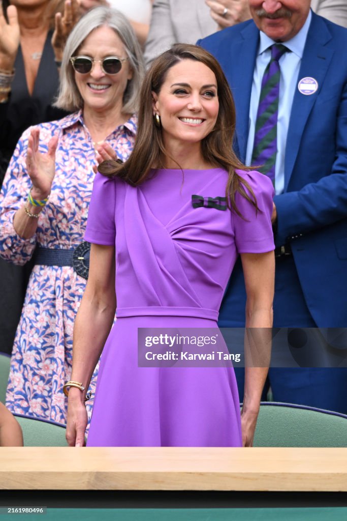 Celebrity Sightings At Wimbledon 2024 - Day 14
