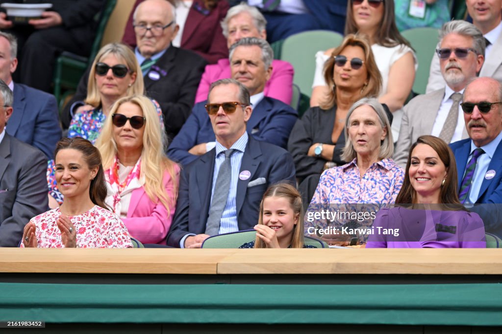 Celebrity Sightings At Wimbledon 2024 - Day 14