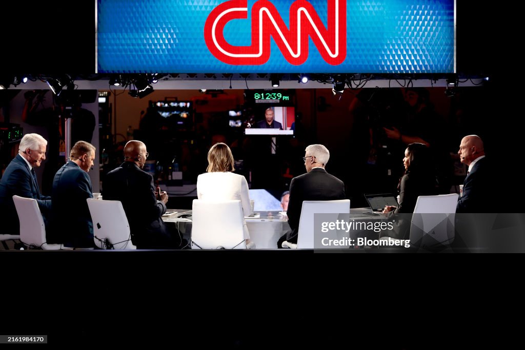 Cnn Rnc The CNN media booth during the Republican National Convention at the ...