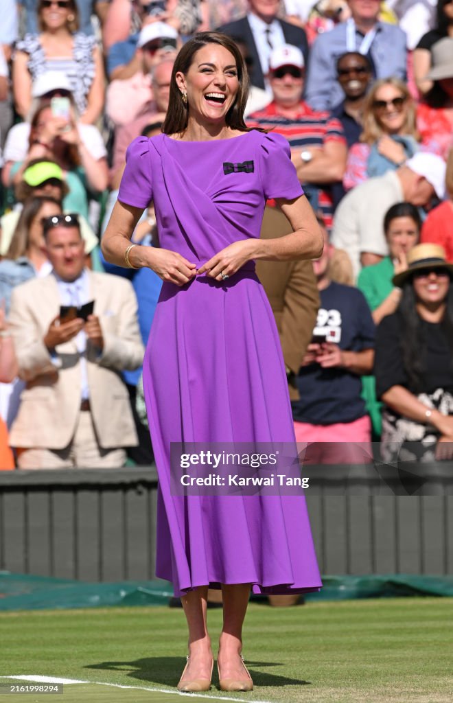 Celebrity Sightings At Wimbledon 2024 - Day 14