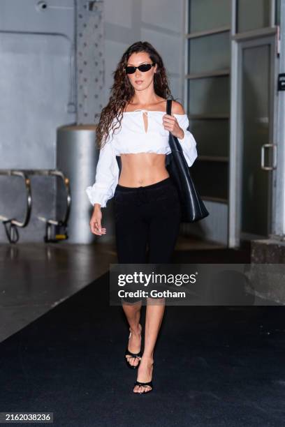 Bella Hadid is seen in Chelsea on July 14, 2024 in New York City.