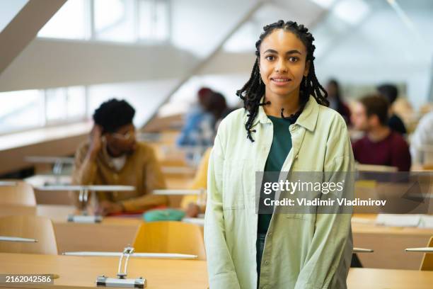portrait of a young female undergraduate - 18 23 months stock pictures, royalty-free photos & images