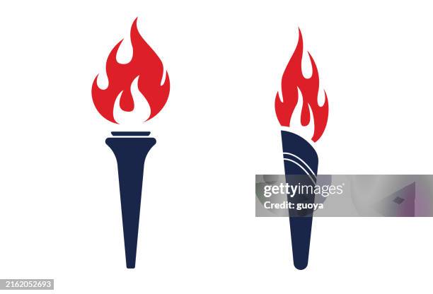 stockillustraties, clipart, cartoons en iconen met torch icon - fakkel