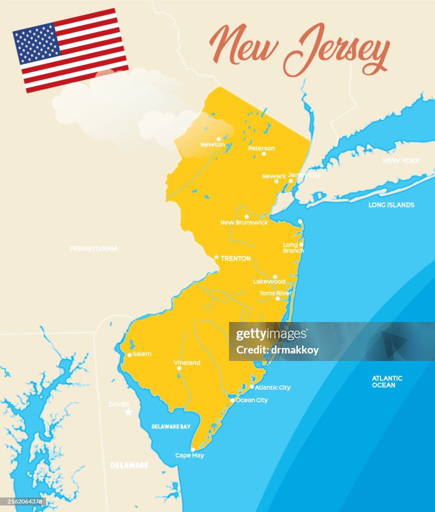 Map of New Jersey