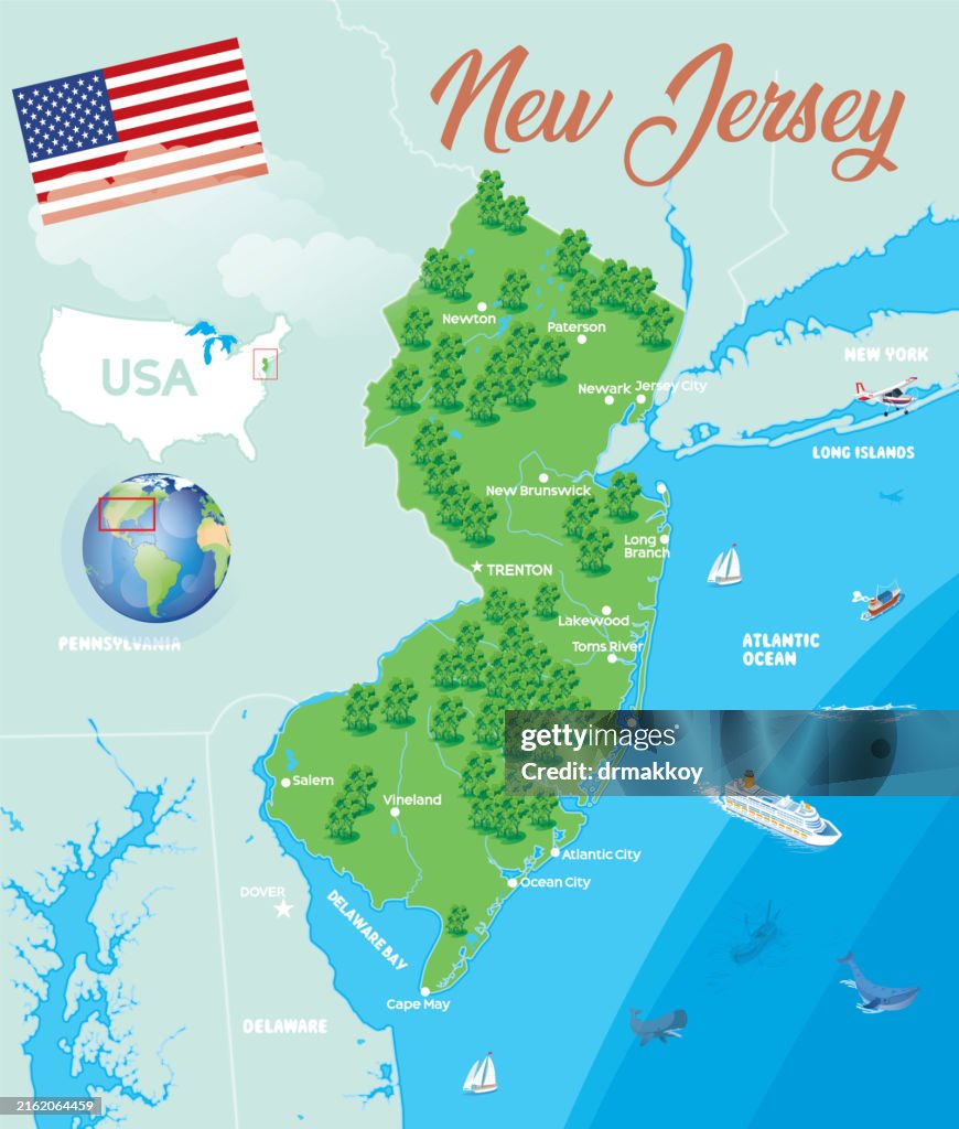 New Jersey Forest Map