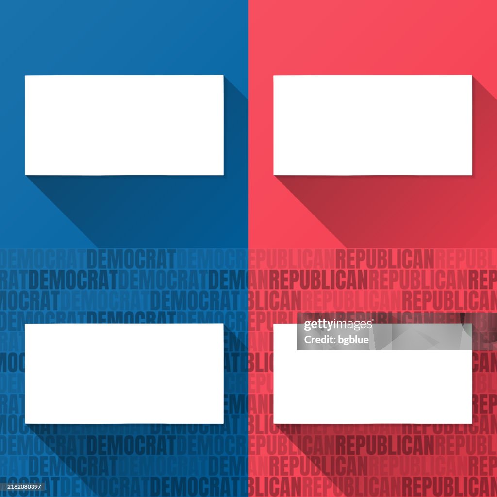 Eau Claire County, Wisconsin. Maps on blue and red backgrounds