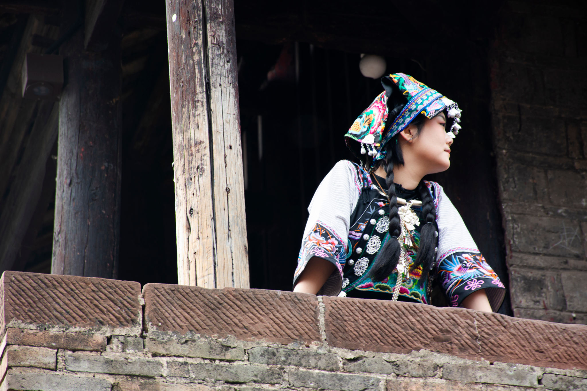 Historic building of Xiangxi Phoenix Ancient City or Antique Fenghuang Old Town in Hunan, China Historic building of Xiangxi Phoenix Ancient City or Antique Fenghuang Old Town in Hunan, China