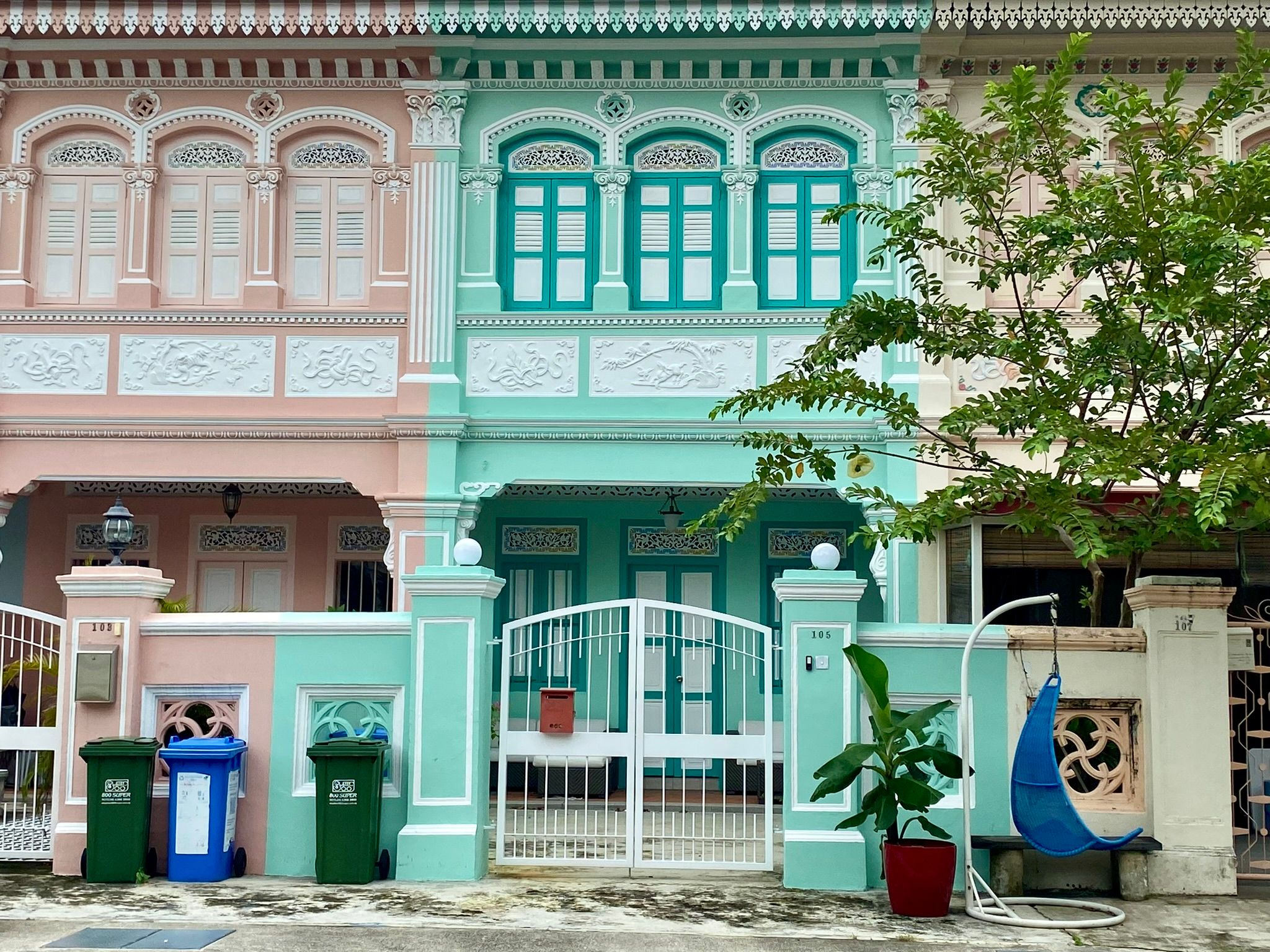 Singapore- Peranakan houses Singapore- Peranakan houses