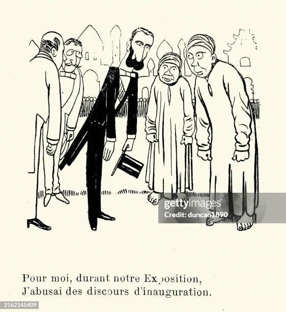 illustrations, cliparts, dessins animés et icônes de caricature du président français sadi carnot, caricature française vintage, parisiens malades de la grippe, les parisiens malades de la grippe, 1890s 19ème siècle - marie francois sadi carnot