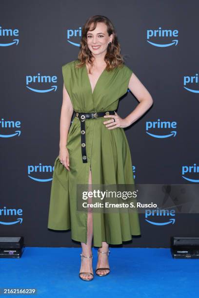 Sara Lazzaro attends as Prime Video presents Italia 2024 on July 15, 2024 in Rome, Italy.