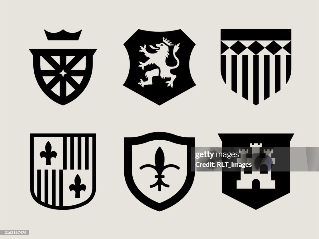 Mid-century Modern Crest Icons