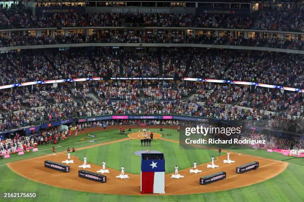 General view of the stadium during the T-Mobile Home Run Derby at Globe Life Field on July 15, 2024 in Arlington, Texas.