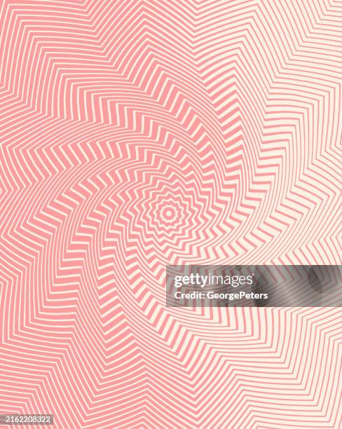 twirled, spinning striped background - virtual therapy stock illustrations