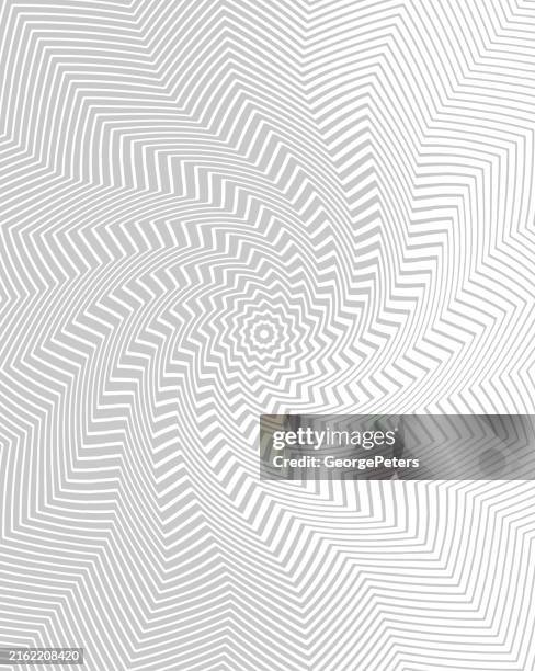 twirled, spinning striped background - virtual therapy stock illustrations