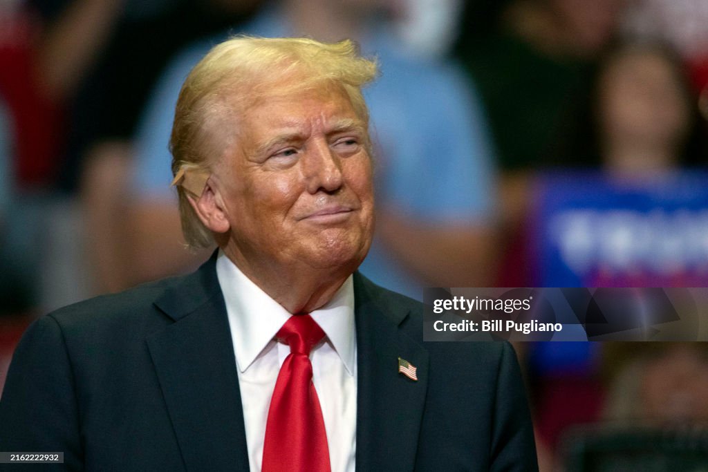 Donald Trump And J.D. Vance Hold First Joint Campaign Rally After The RNC