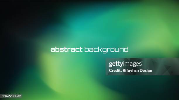 ilustrações, clipart, desenhos animados e ícones de landing page website with abstract dark blurred background - fundo verde