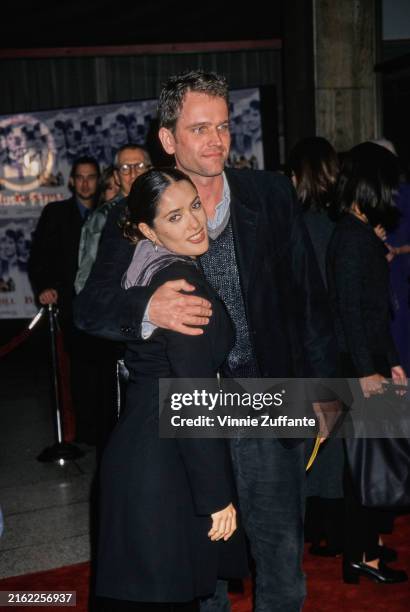 Actress Salma Hayek and her partner Edward Atterton at "The Big Chill" 15th anniversary re-release film premiere, Cinerama Dome and ArcLight,...
