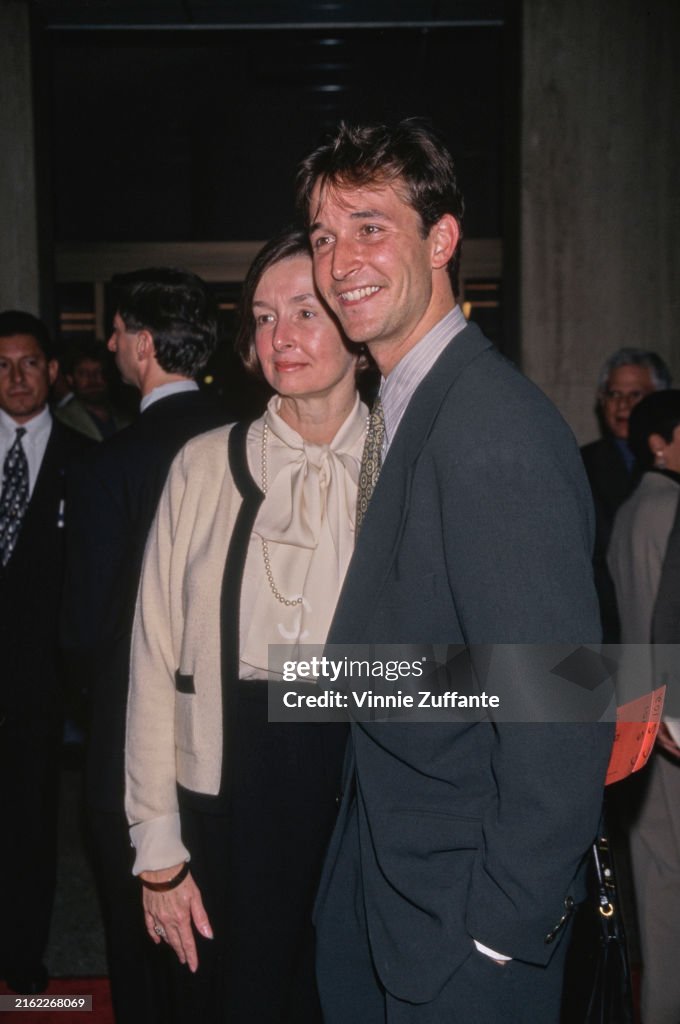 Noah Wyle And Mother, 1996