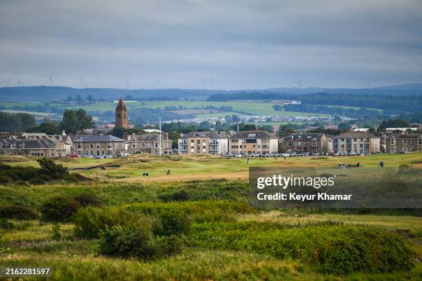 Scenic view of Prestwick Golf Club as seen during the second round of The 152nd Open Championship at Royal Troon on July 19, 2024 in Troon, Scotland.