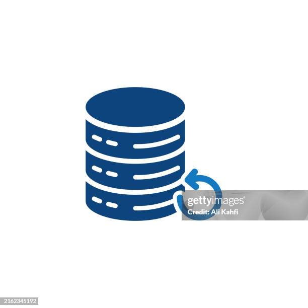 recovery glyph solid icon. solid icon that can be applied anywhere, simple, pixel perfect and modern style - cooling installations stock illustrations