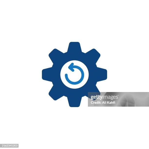 recovery glyph solid icon. solid icon that can be applied anywhere, simple, pixel perfect and modern style - cooling installations stock illustrations