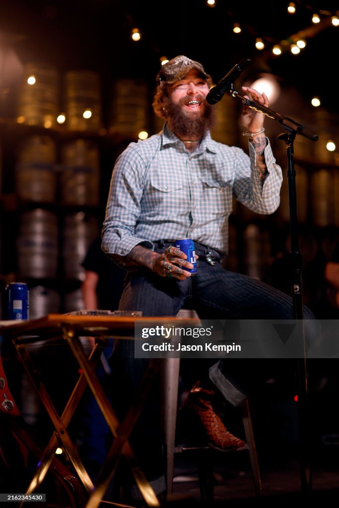 9x RIAA diamond-certified, GRAMMY® Award-nominated phenomenon Post Malone rocks out at Nashville's Marathon Music Works on Tuesday night as part of Bud Light's 'A Night in Nashville'