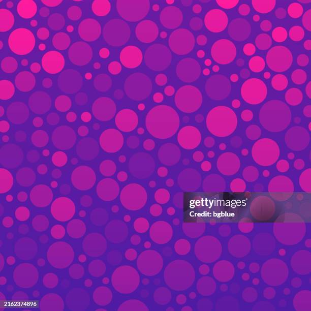 abstract geometric background with pink gradient circles - champagne bubbles texture stock illustrations