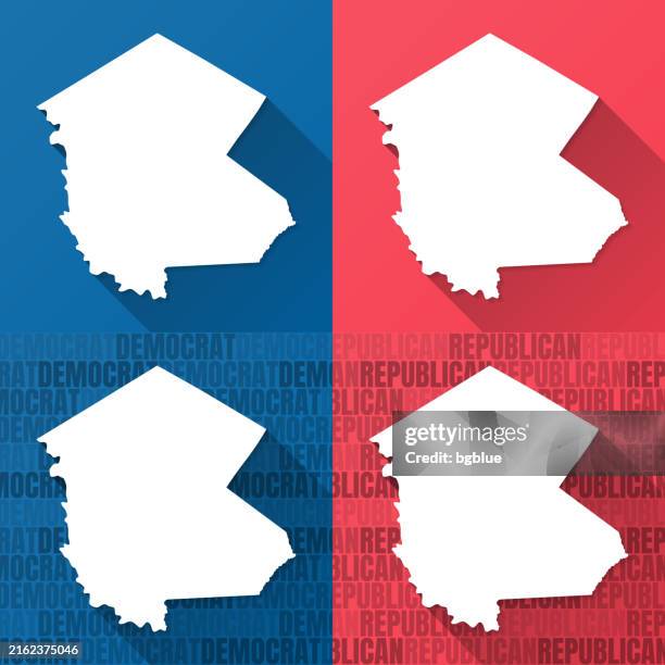 sullivan county, new york. maps on blue and red backgrounds - monticello new york stock illustrations