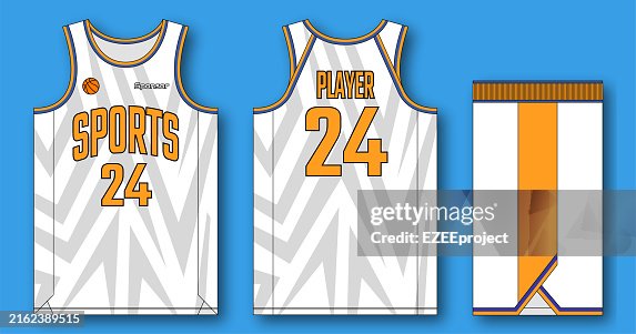 Basketball Jersey Mockup Design Template Uniform Front And Back