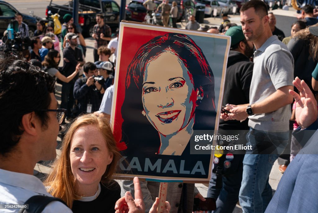 San Francisco Democrats Rally For Kamala Harris After Biden Drops Out